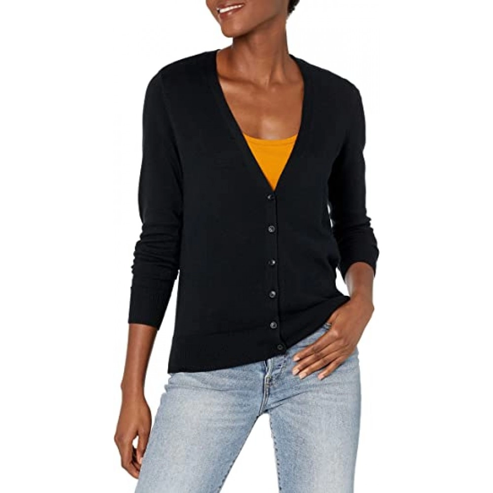 GoyRrbay Women's Lightweight Vee Cardigan Sweater